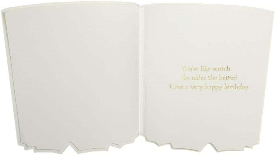 Die Cut Scotch Birthday Card