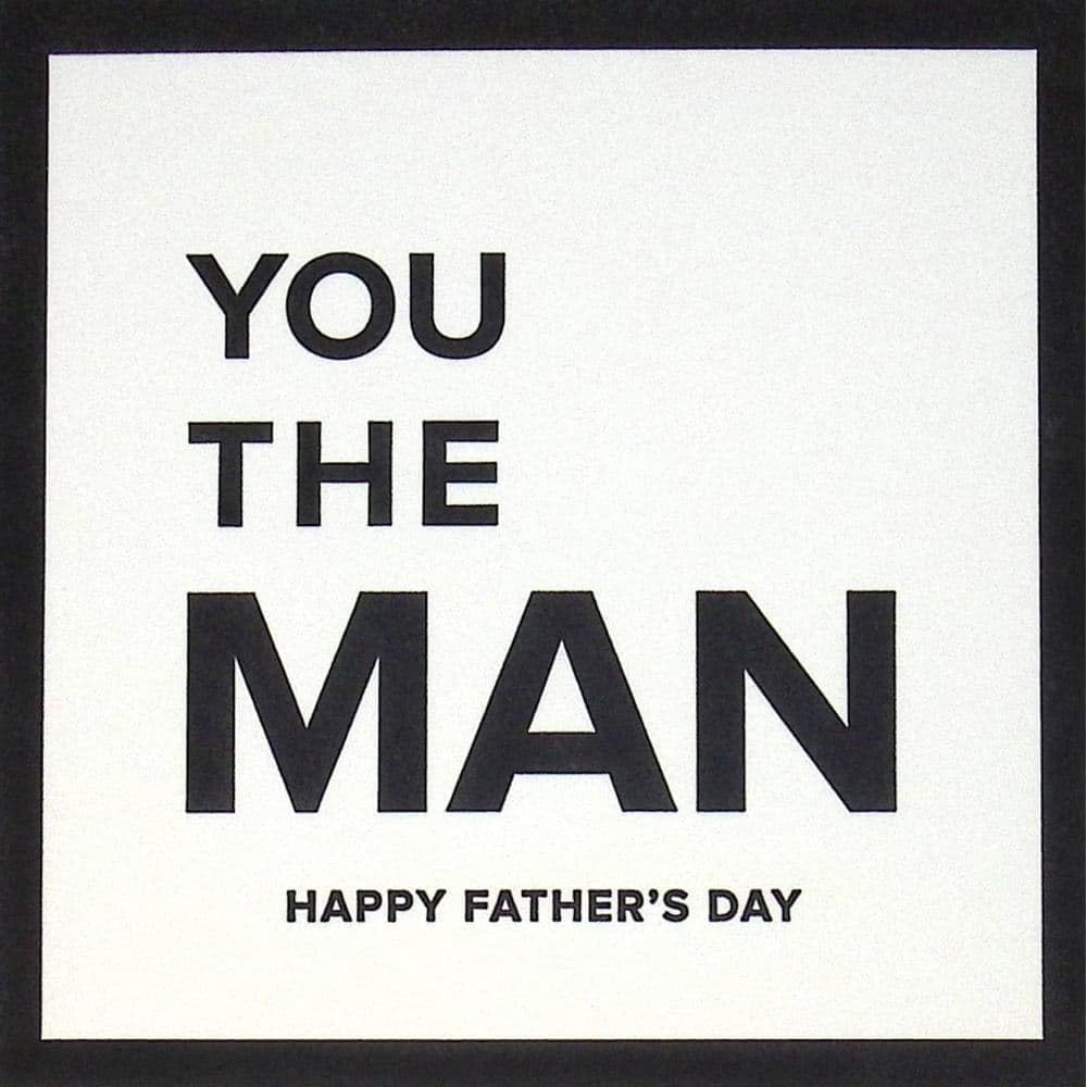You the Man Father's Day Card, NIQUEA.D