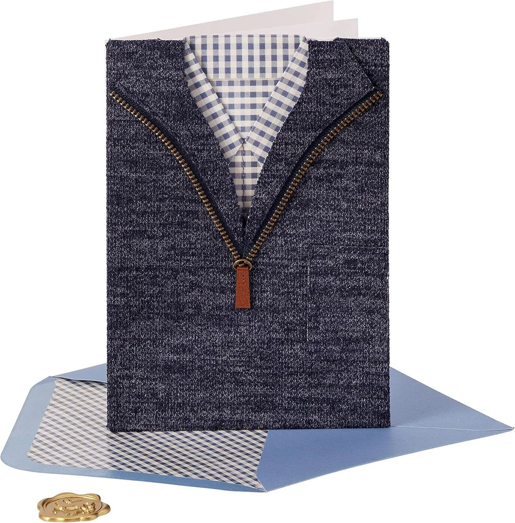 Checkered Shirt Birthday Card, NIQUEA.D