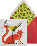 Cat Mouse & Martini Birthday Card, NIQUEA.D