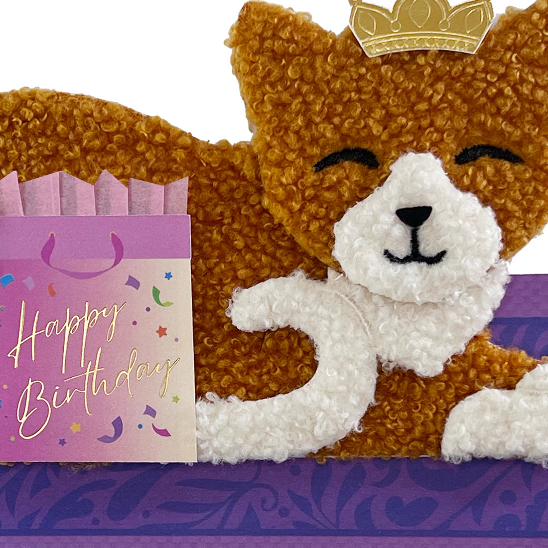 Fuzzy Cat Birthday Card NIQUEA.D