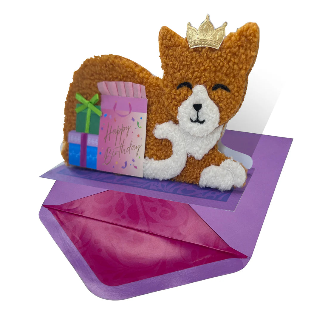 Fuzzy Cat Birthday Card NIQUEA.D