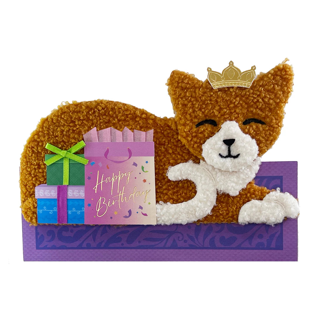 Fuzzy Cat Birthday Card NIQUEA.D